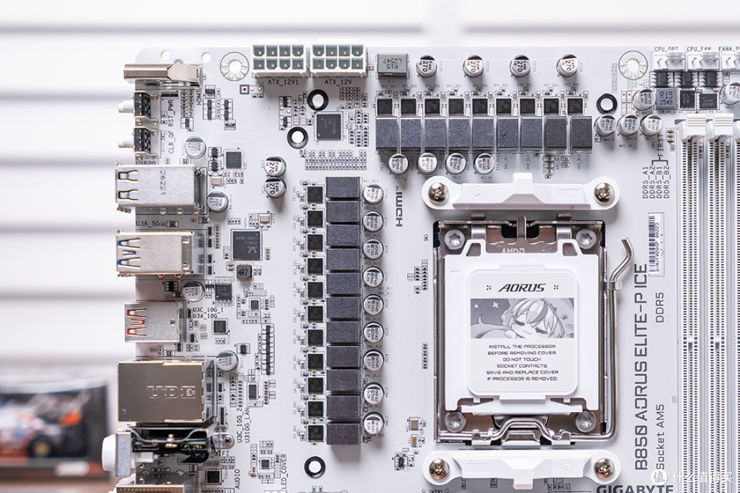 雕妹降临AM5平台，技嘉 B850 AORUS ELITE‑P ICE主板评测