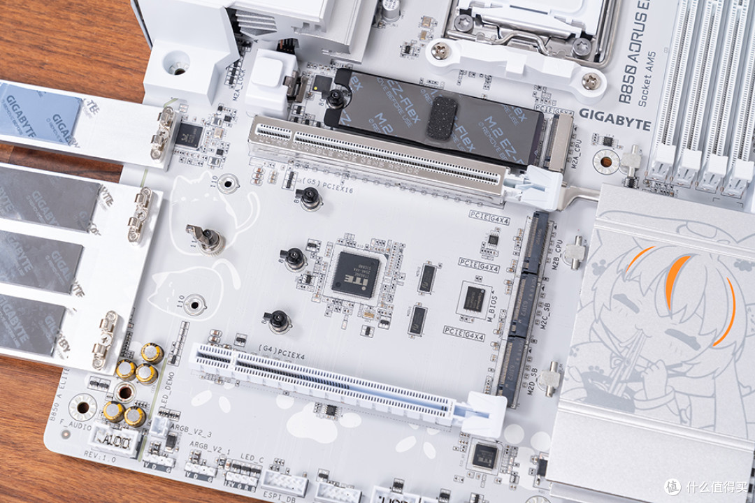 雕妹降临AM5平台，技嘉 B850 AORUS ELITE‑P ICE主板评测