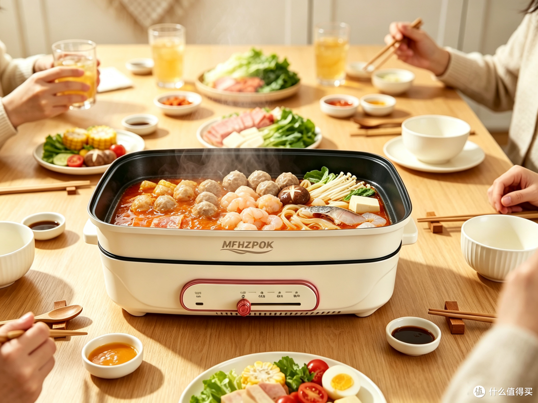 MFHZPOK 多功能料理锅|一锅解锁全家美味,小户型厨房神器
