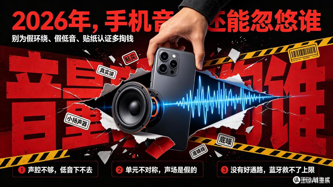 小黄标旗舰听个响?2026年3个手机音质谎言,真相揭秘