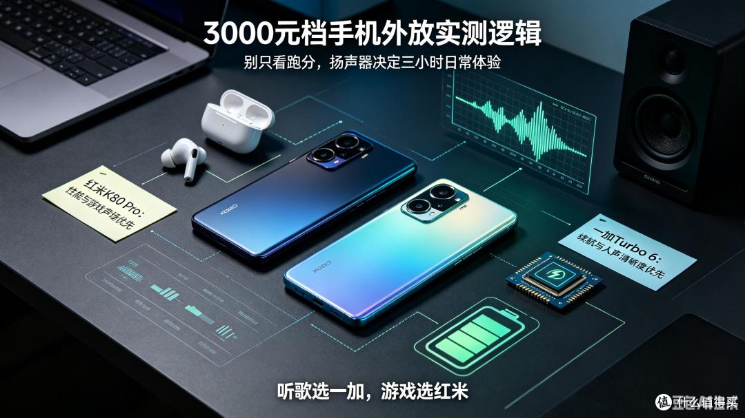 3000元换机:红米K80 Pro和一加Turbo 6,外放差距比跑分关键