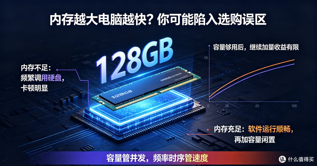 内存越大电脑就越快?很多人都被这个误区误导