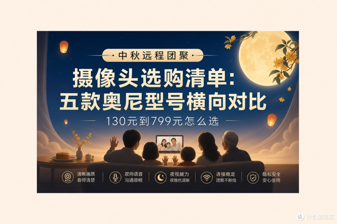 中秋远程团聚摄像头选购清单:五款型号横比,130元到799元怎么选
