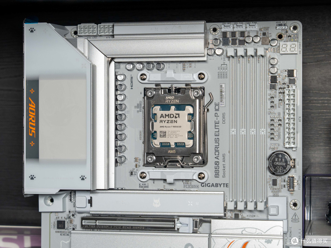 二次元必备!技嘉B850 AORUS ELITE-P ICE雕妹主板测评