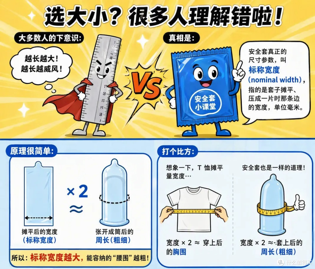安全套尺寸到底怎么选?大多数人可能会选错