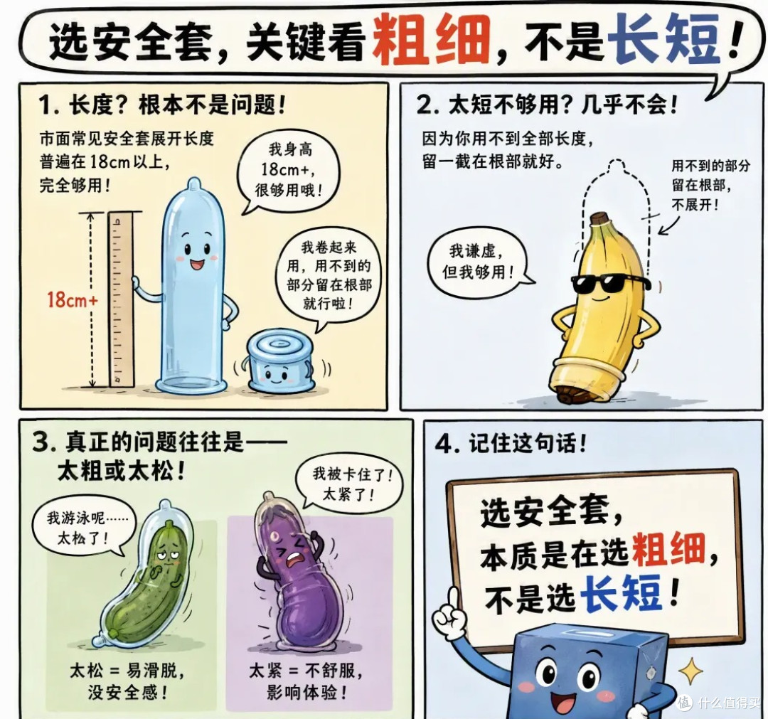 安全套尺寸到底怎么选?大多数人可能会选错