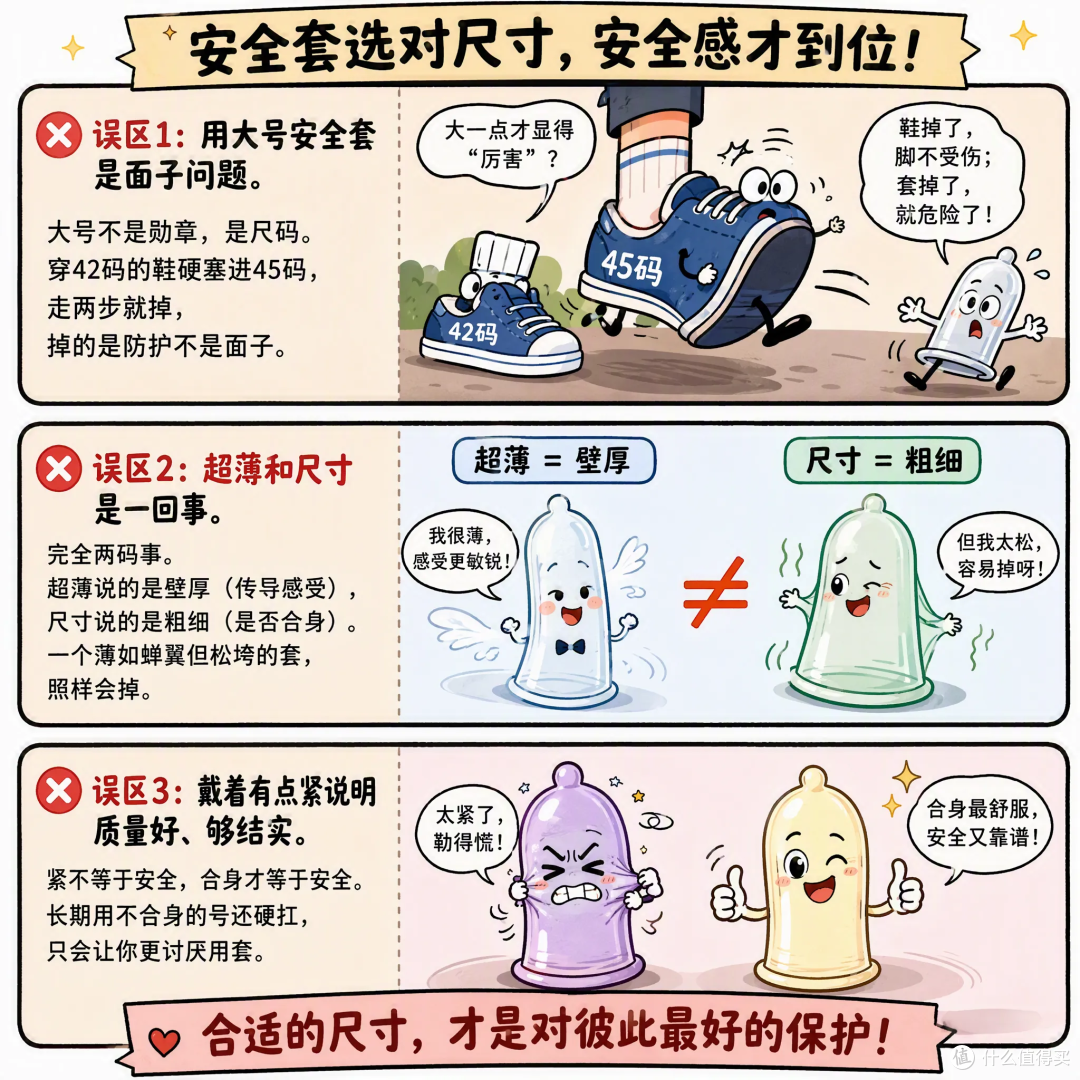 安全套尺寸到底怎么选?大多数人可能会选错
