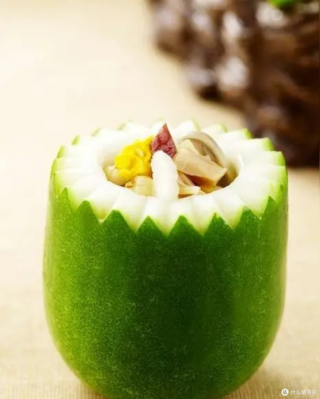 八宝冬瓜盅：清盅藏百味，一瓜纳鲜香