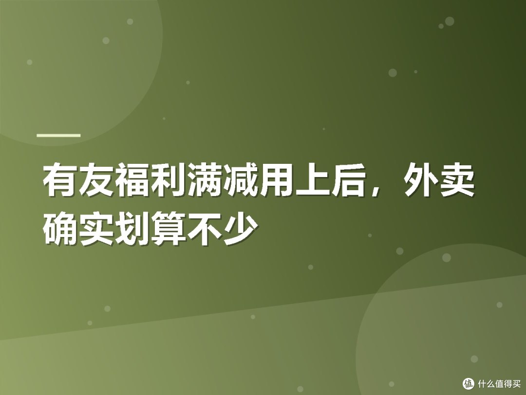 有友福利满减用上后,外卖确实划算不少