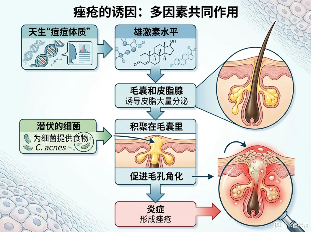 后背痘越长越多,还痒个不停?很可能是它在作祟