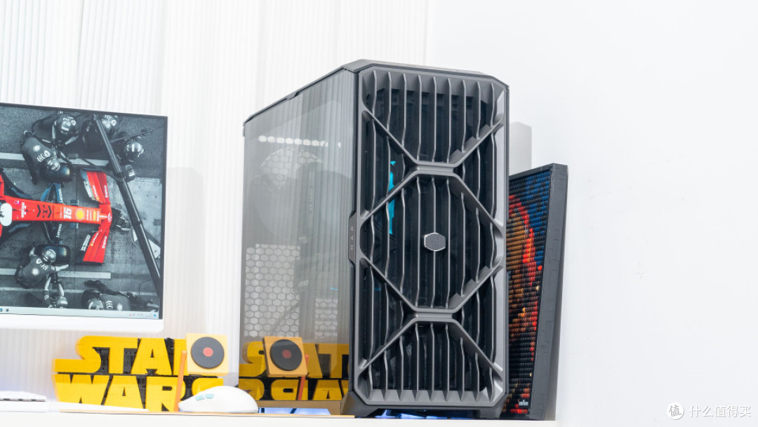 可变风冷:9850X3D+ROG STRIX X870E-E NEO+酷冷HAF II 500装机