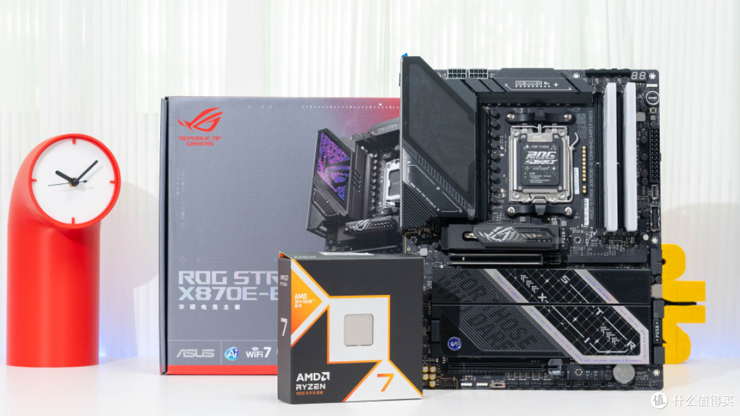 可变风冷:9850X3D+ROG STRIX X870E-E NEO+酷冷HAF II 500装机