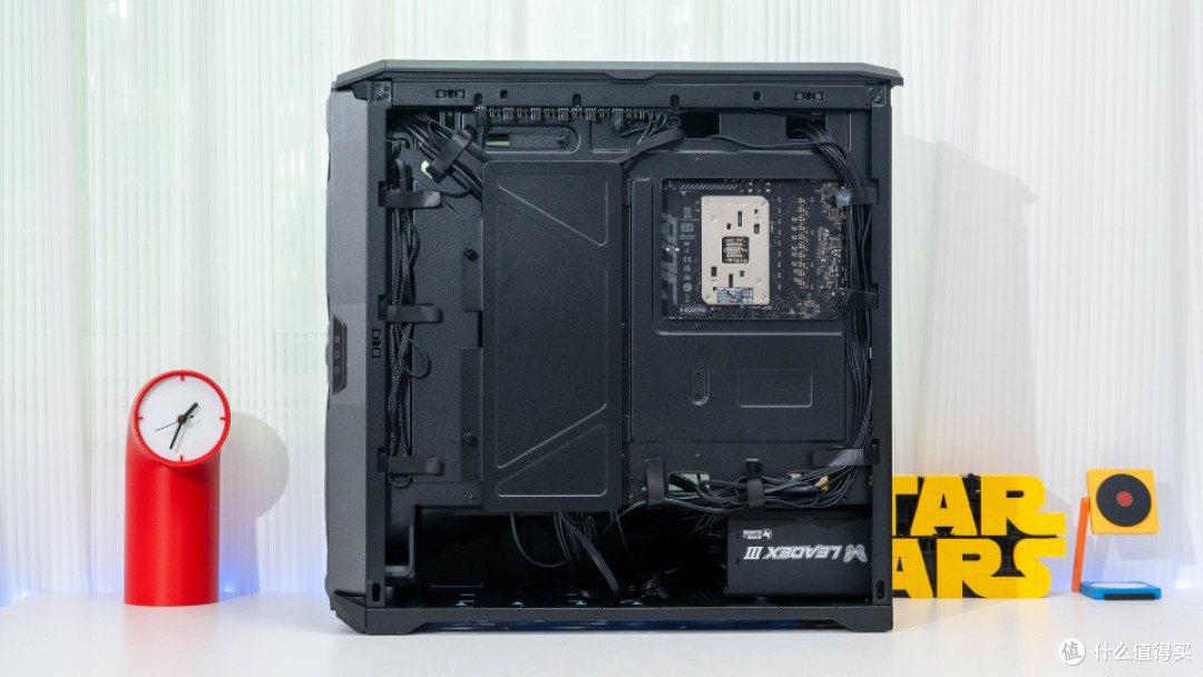 可变风冷:9850X3D+ROG STRIX X870E-E NEO+酷冷HAF II 500装机