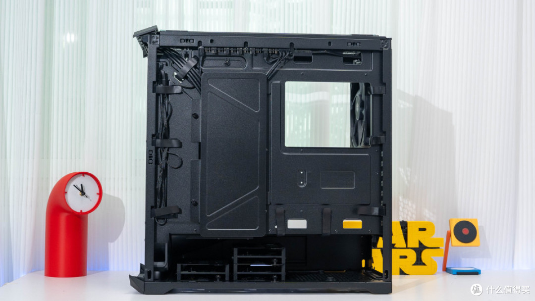 可变风冷:9850X3D+ROG STRIX X870E-E NEO+酷冷HAF II 500装机