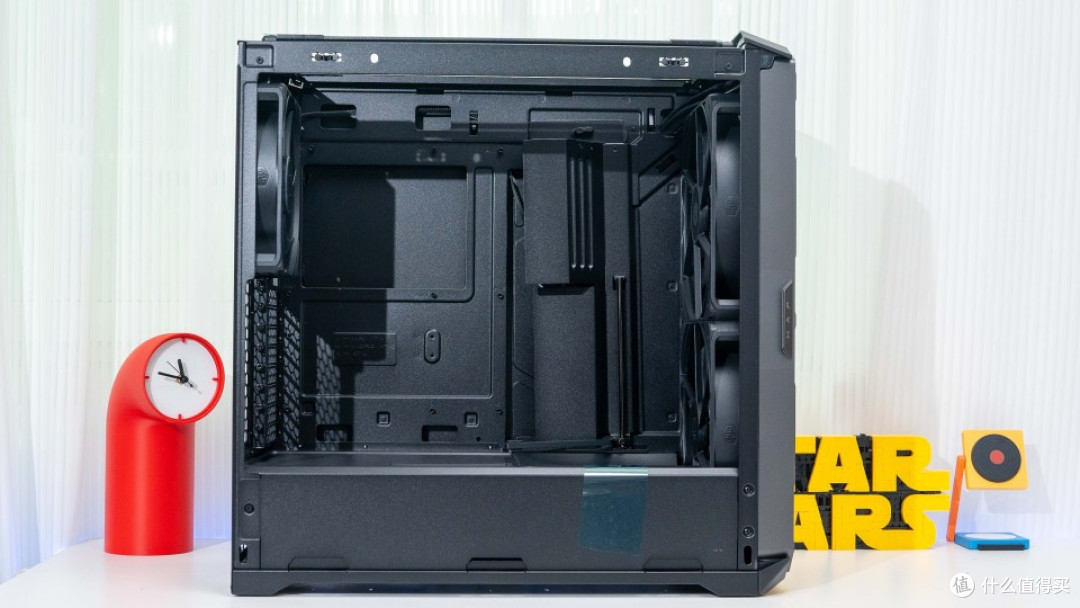 可变风冷:9850X3D+ROG STRIX X870E-E NEO+酷冷HAF II 500装机
