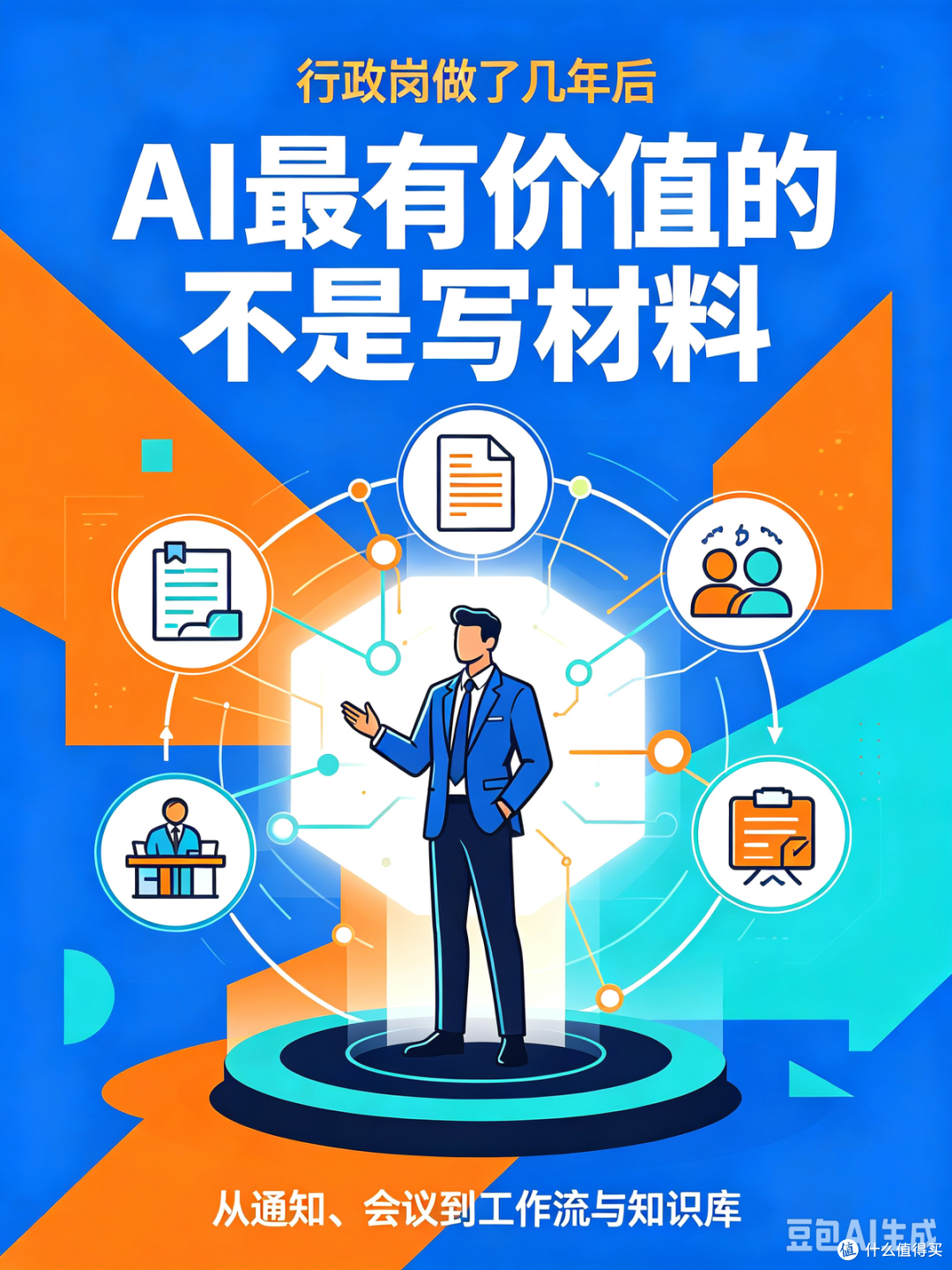 别只用来写材料!行政岗 AI 真正的高阶价值在这里
