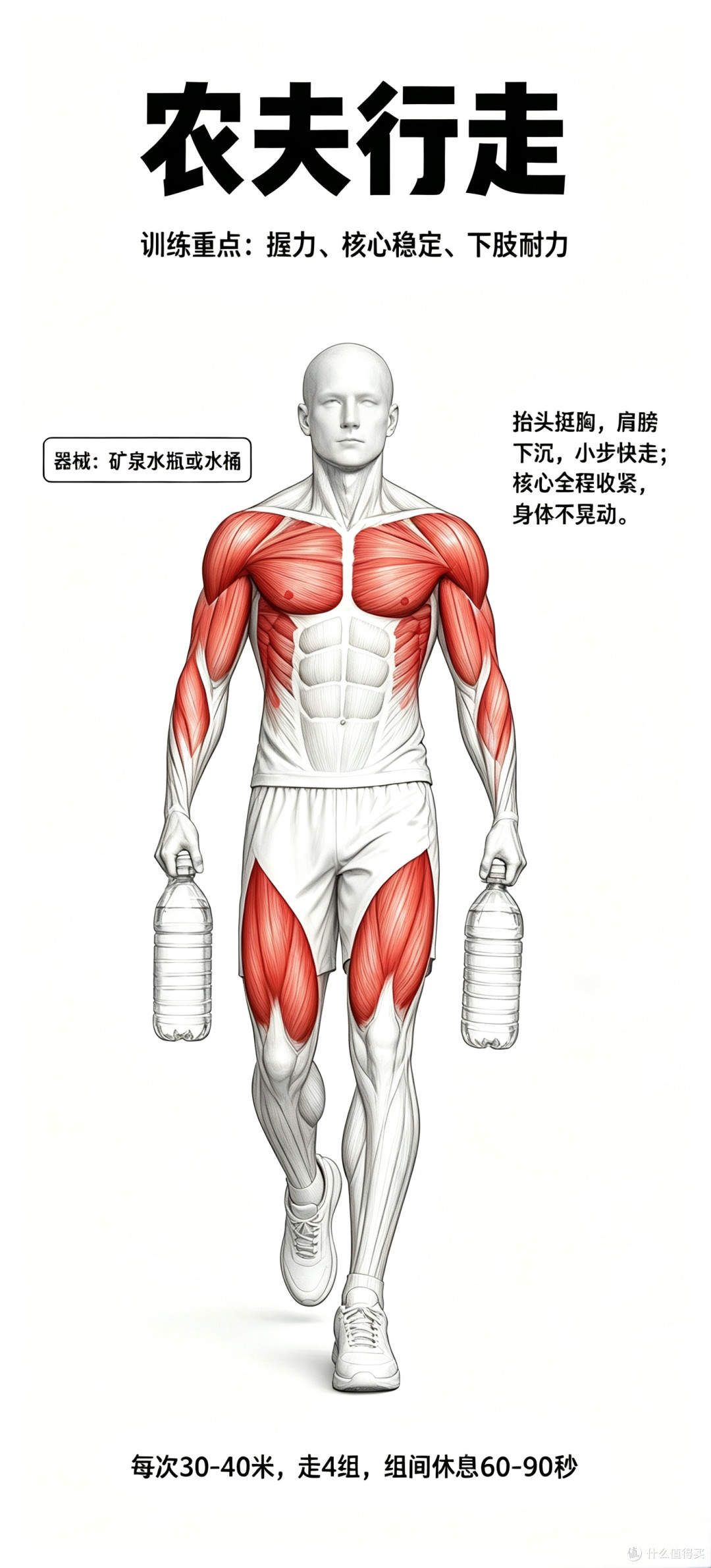75岁王石HYROX小组第四！中年男人自己动手练体能