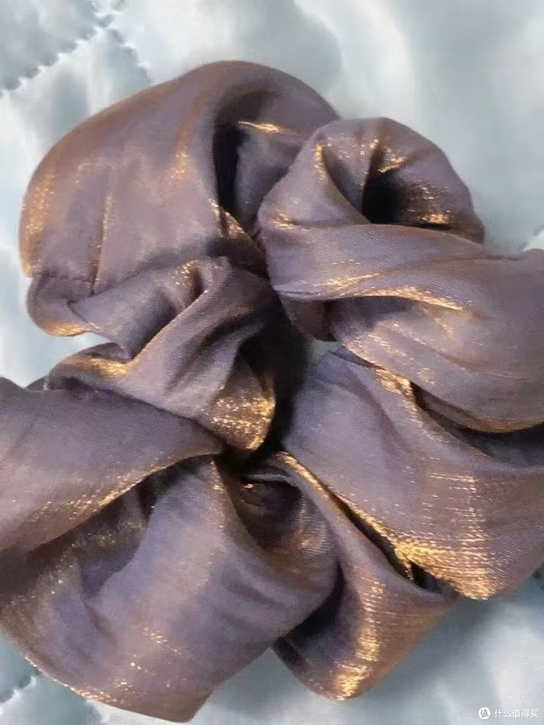 真丝丝麻大肠发圈 手作质感不勒头发