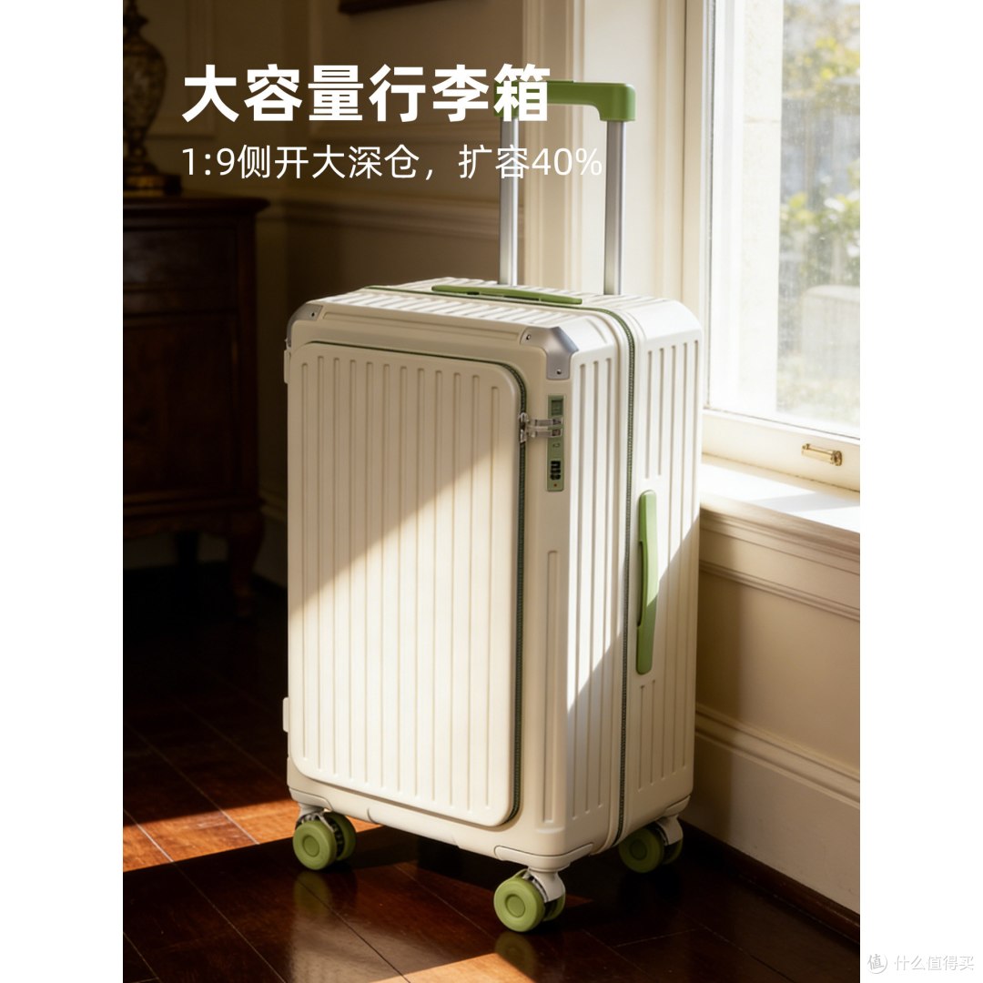 2026新款拉链款行李箱晒单:24寸vs28寸怎么选?附真实容量测试