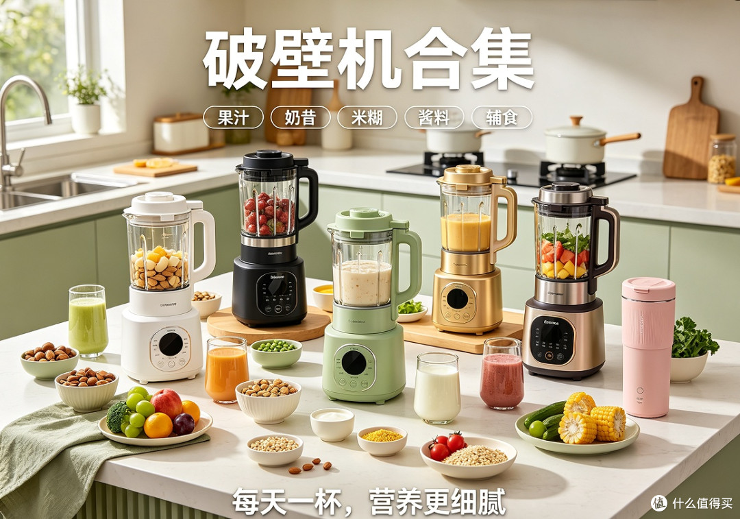 10款家用破壁机出炉:、olayks等上榜,哪种好用!