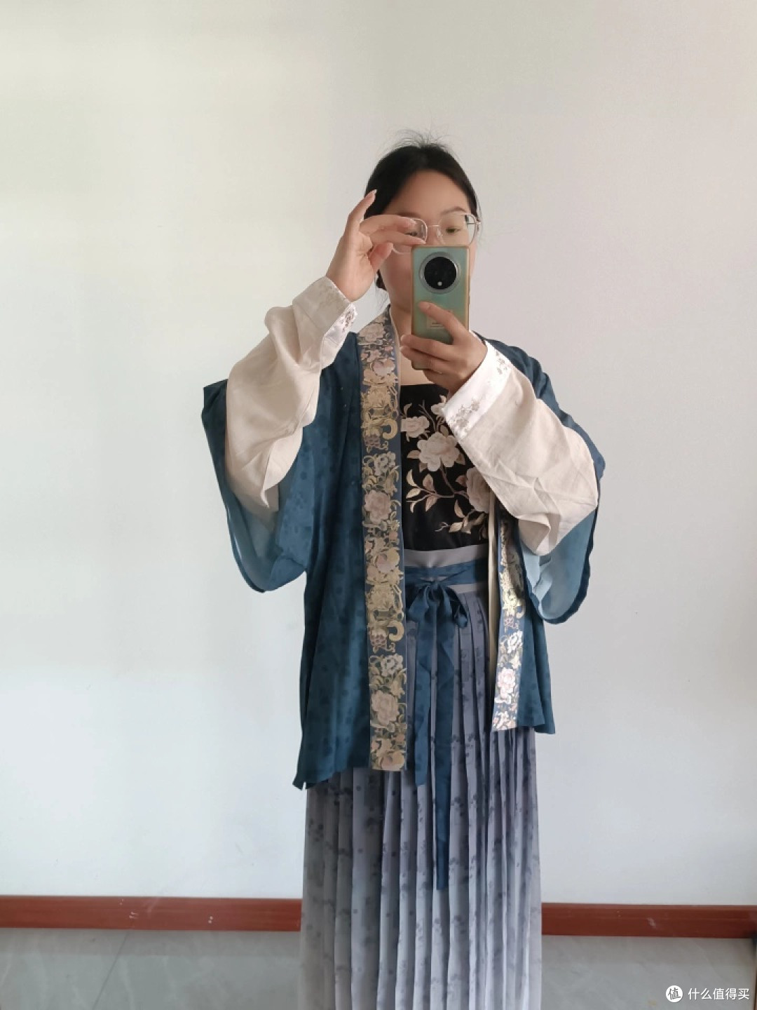 妆花直领对襟半臂 提花暗纹越看越耐看