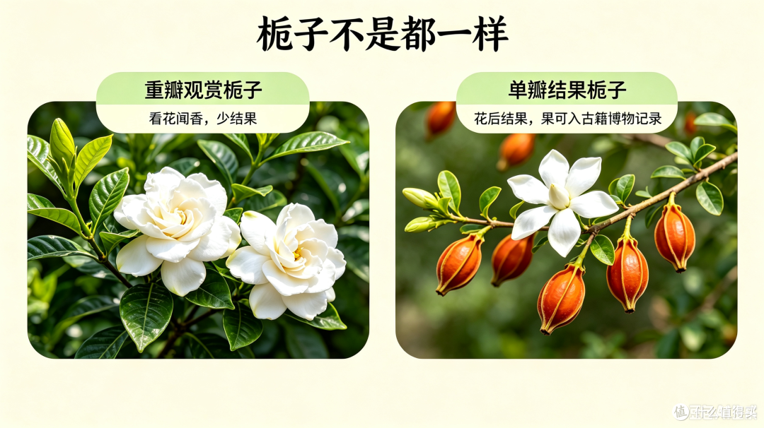 别再混淆!栀子花与栀子果,原来是同株不同用