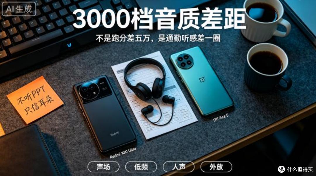 听歌党别瞎买!3000档红米一加,耳朵比跑分更实在