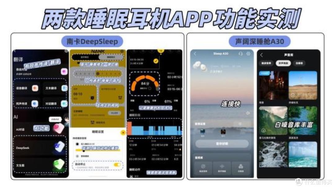南卡和声阔睡眠耳机怎么选?两大高端睡眠耳机深度对决!
