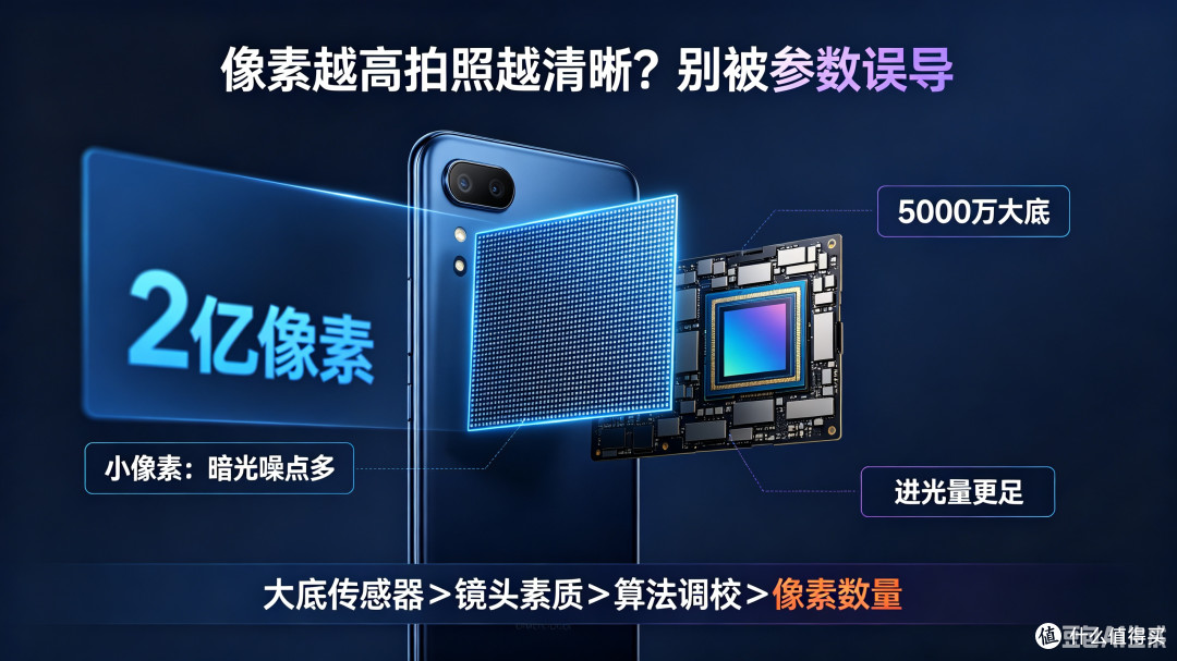 手机影像:像素越高拍照就越清晰?别被参数忽悠