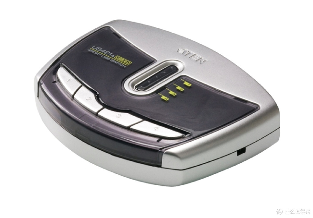 ATEN 宏正 US421A:4 端口 USB2.0 外设共享切换器