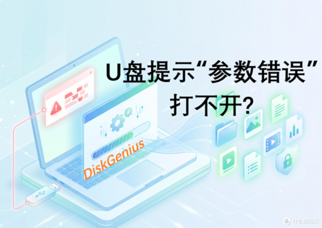 U盘插上电脑提示“参数错误”打不开?教你无损保住数据