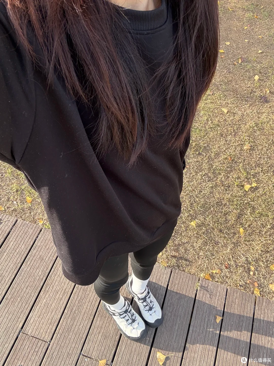 初秋徒步,卫衣配鲨鱼裤刚刚好