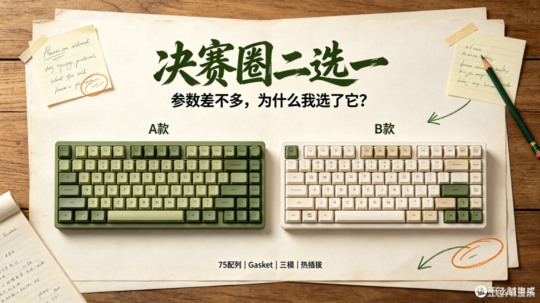 决赛圈二选一|参数几乎一样,是什么让我敲定这把键盘