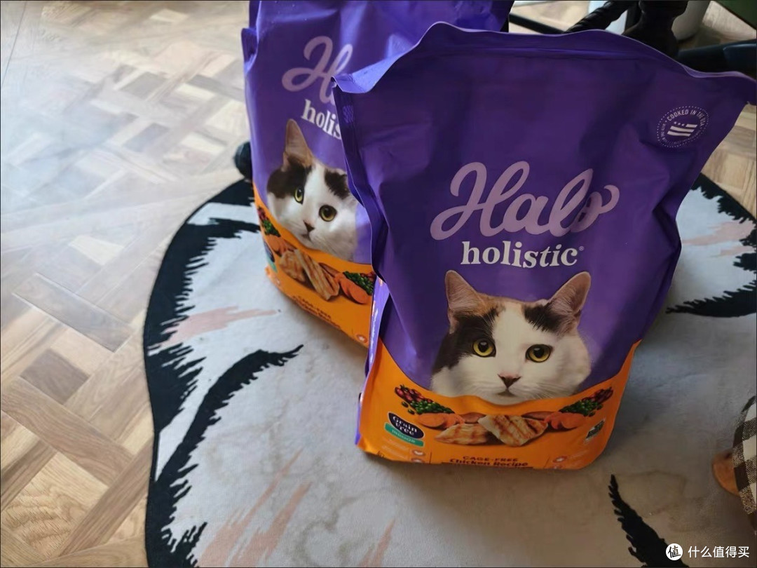 猫咪软便救星!HALO自然光环鸡肉健美猫粮试吃装