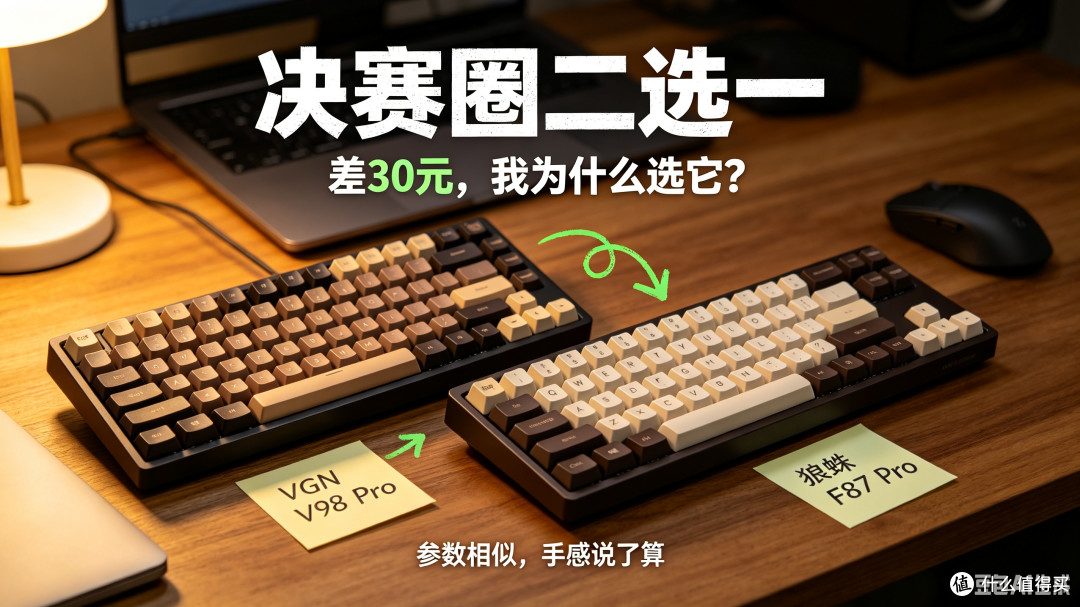 决赛圈二选一|VGN V98 Pro 和狼蛛F87 Pro,差30元怎么选