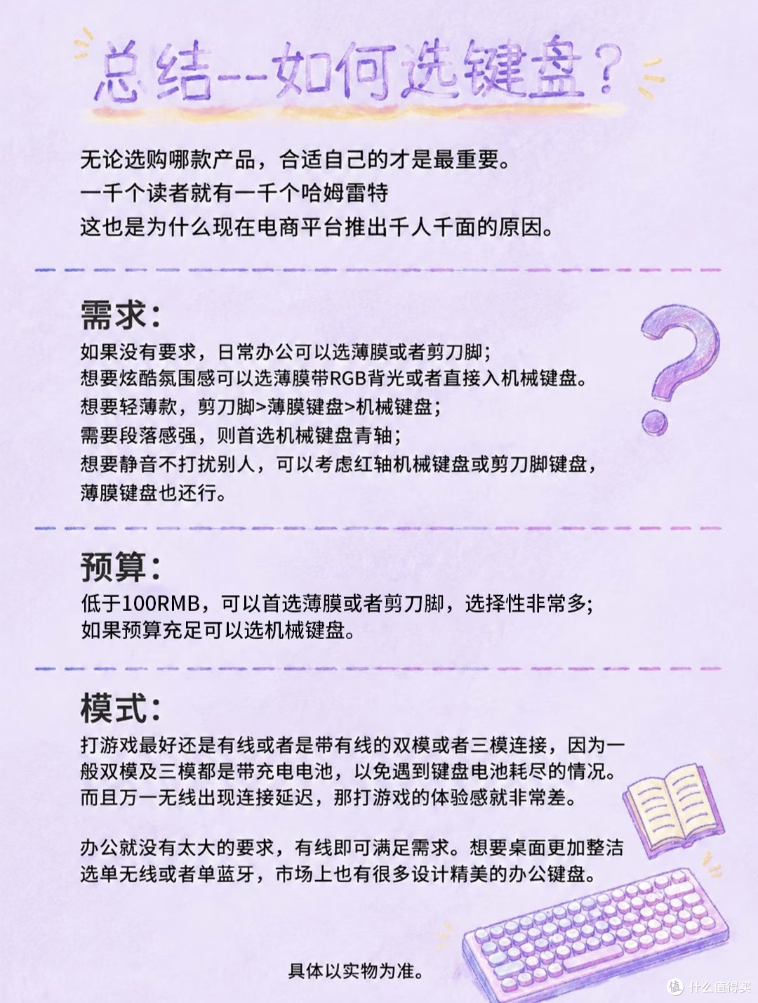 买键盘别被参数绑架|聊聊什么该优先,什么可以放弃