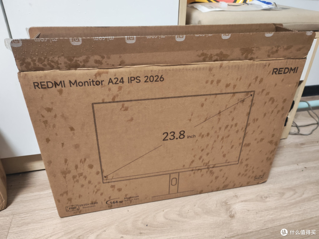 新买的红米23.8显示器