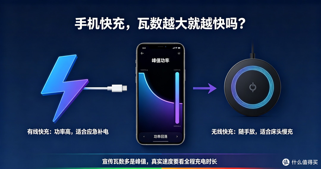 手机快充：有线快充、无线快充，参数和实际体验差距