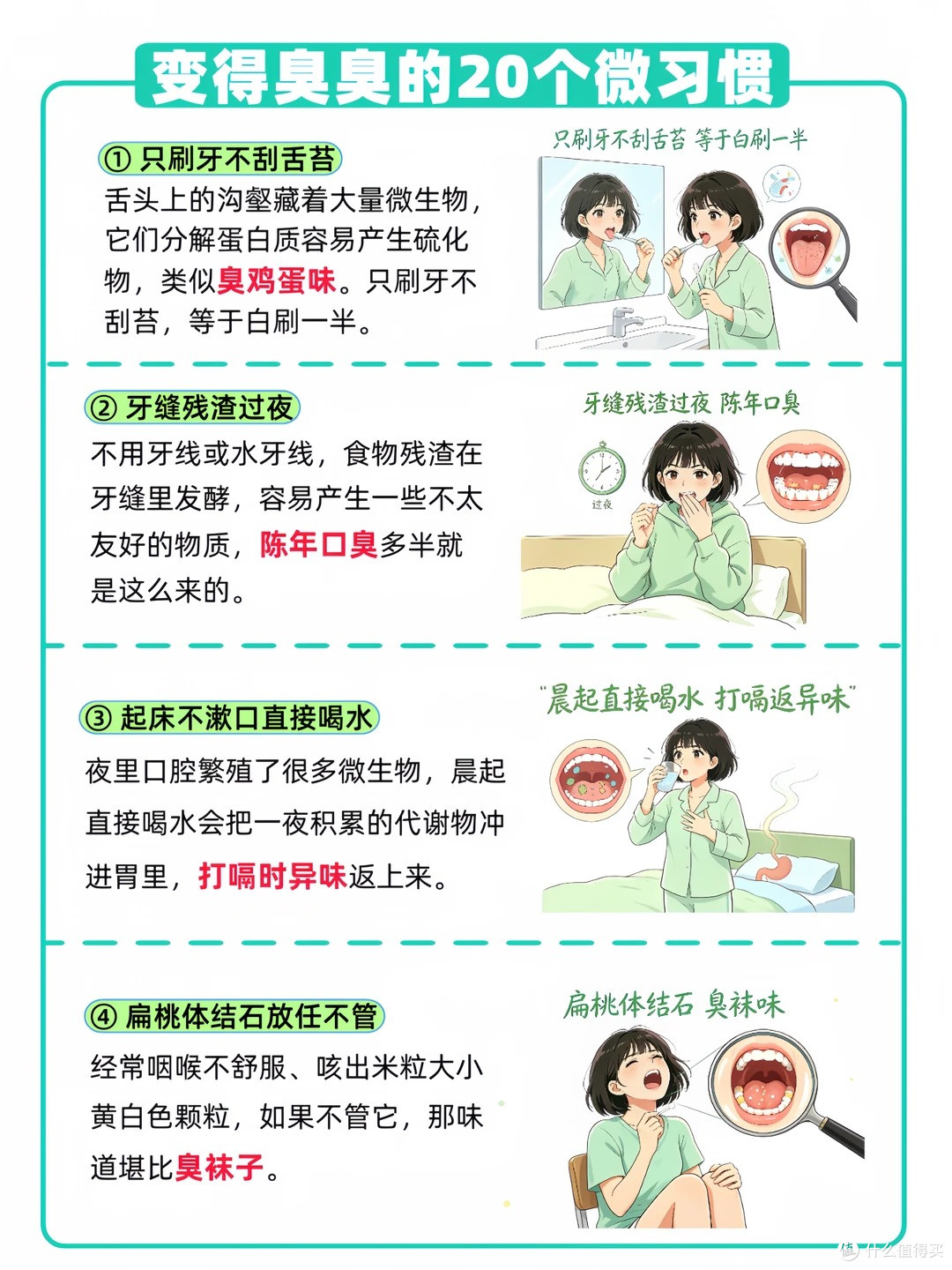 🔥变得臭臭的20个习惯，你中招了吗⁉️
