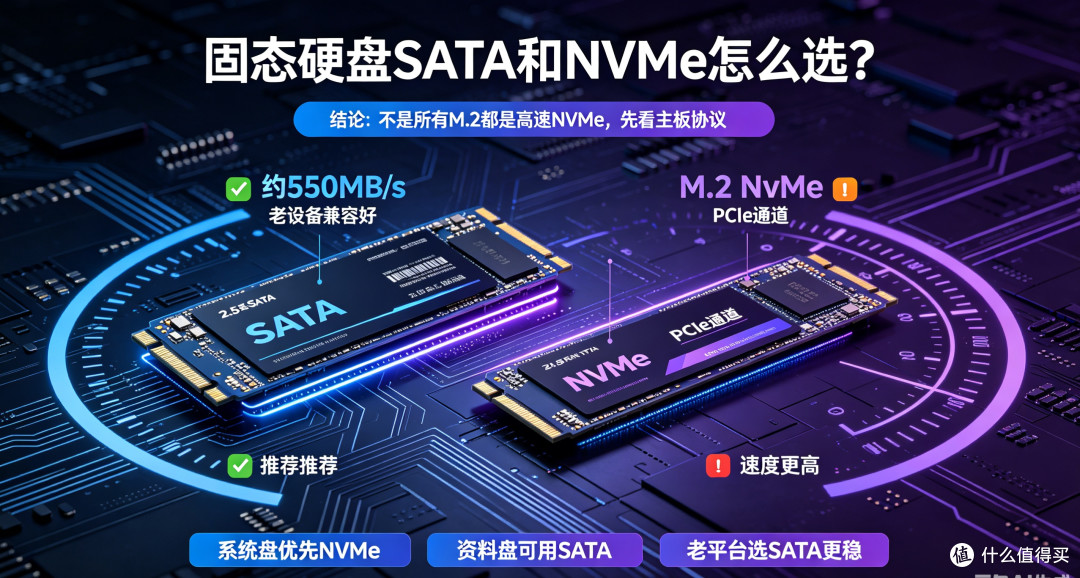 SATA与NVMe固态硬盘性能差异解析