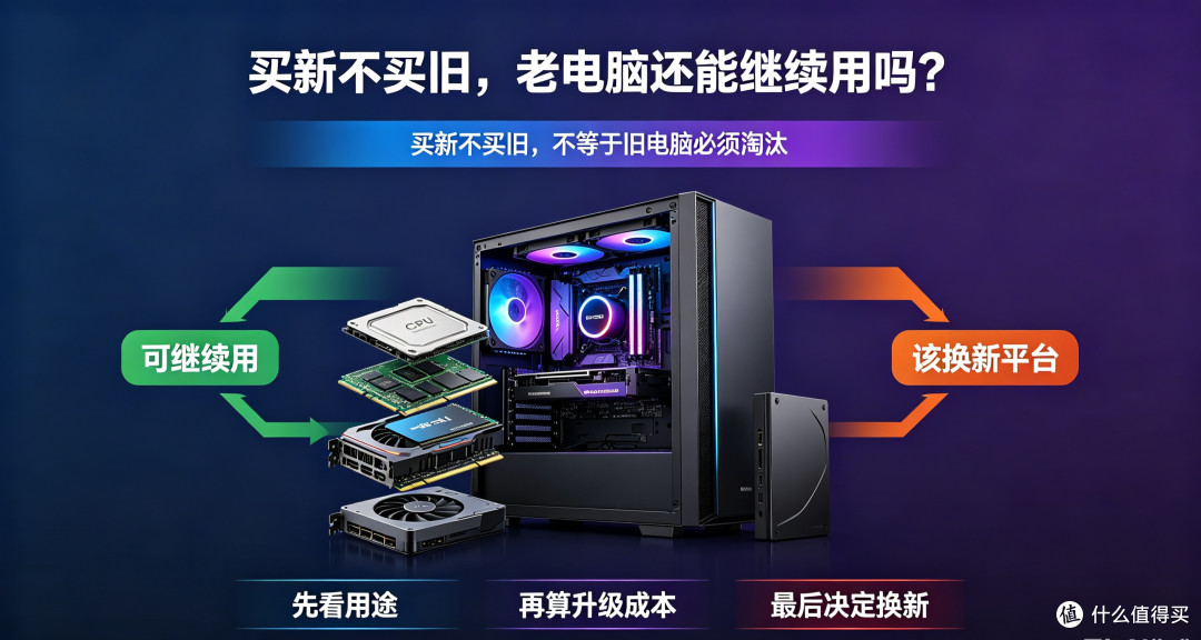 电脑买新不买旧?老配置还能不能继续用