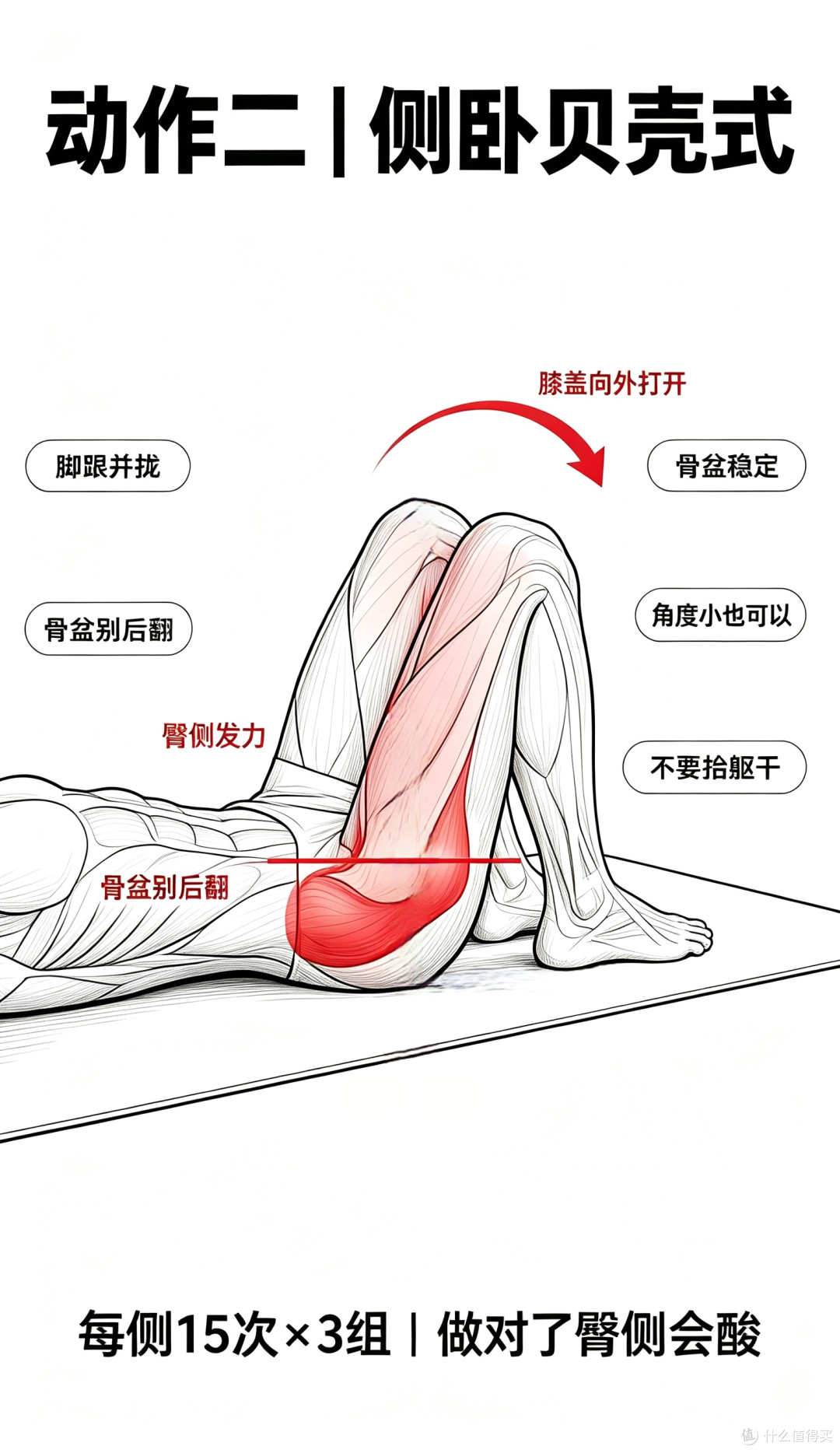 邓为深蹲屁股爆炸!中年男人练臀,腰不酸了