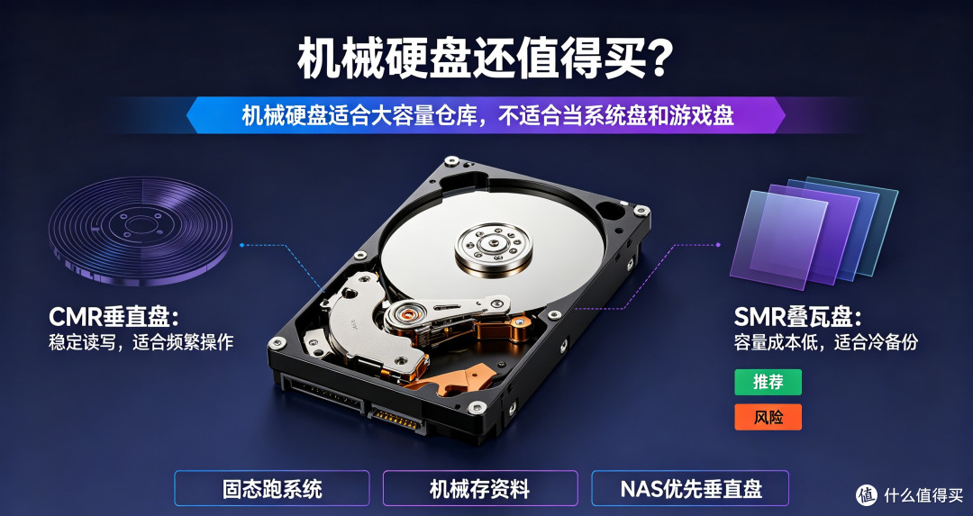 机械硬盘还值得买吗?垂直盘与叠瓦盘怎么区分