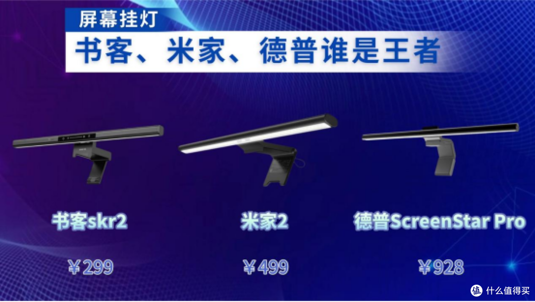 德普显示器挂灯怎么选择?德普、米家和书客强者测评PK一看便知