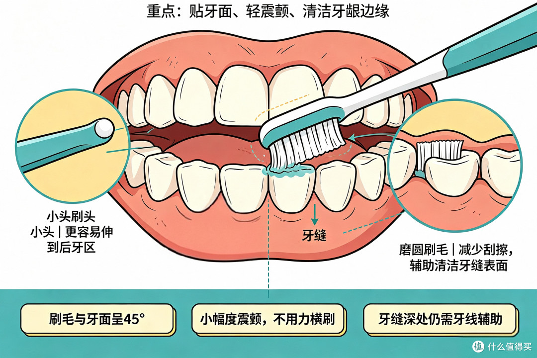 牙刷挑不对?天天刷也白搭