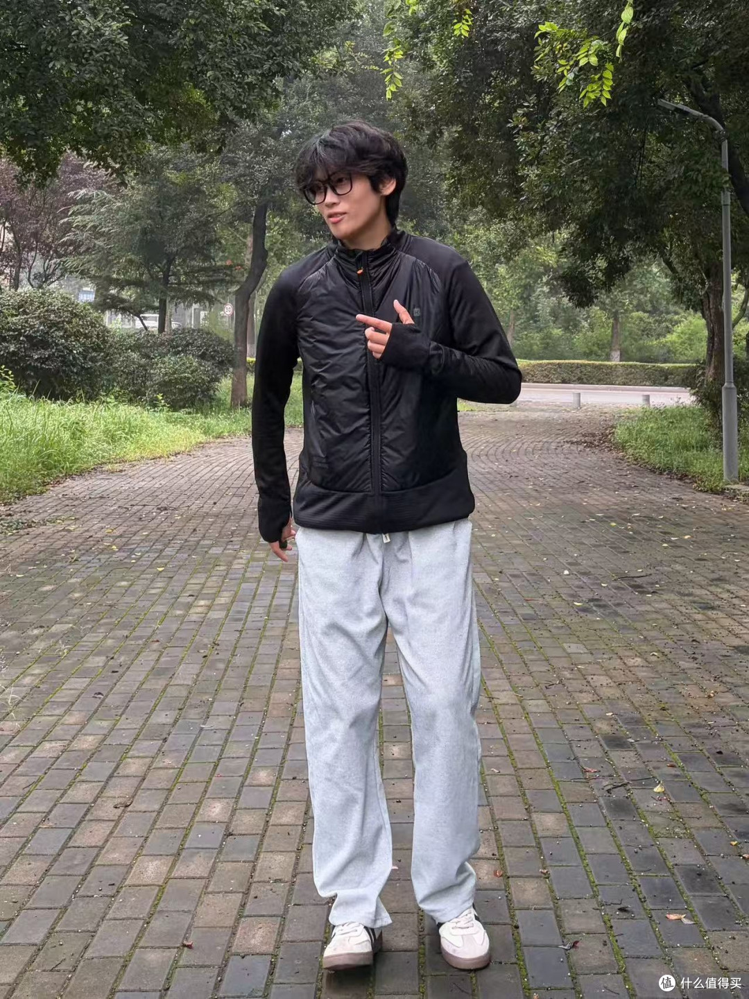 防风防泼水跑步棉服户外训练必备