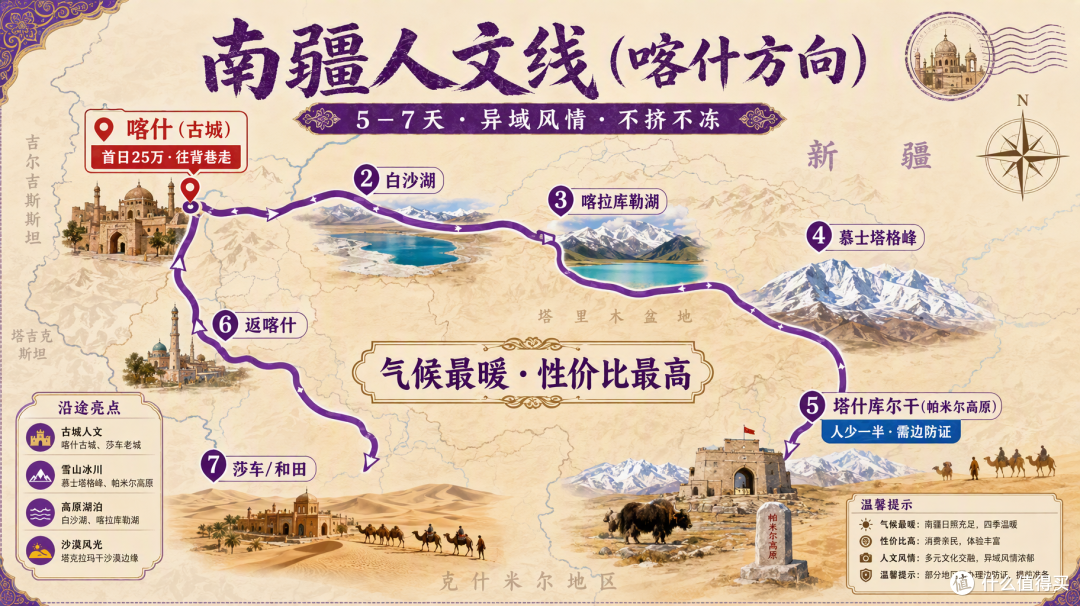 国庆新疆：喀纳斯挤到限流，隔壁县城却空无一人