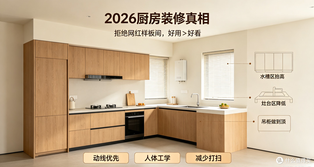 2026厨房装修真相:拒绝网红样板间,好用>好看