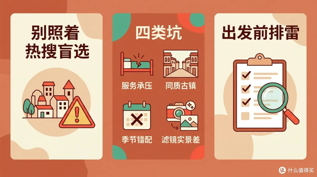 反向旅游排雷:爆火的小城并不一点最合适你,国庆出游这4类坑最常见