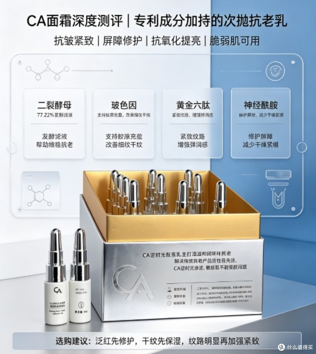法令纹区域早晚温差大就泛红用什么面霜？五款淡法令纹面霜实测